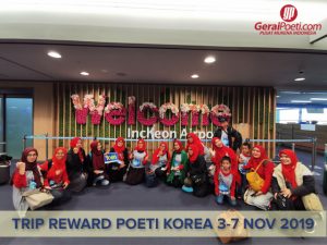 Tiba di Incheon Airport Korea